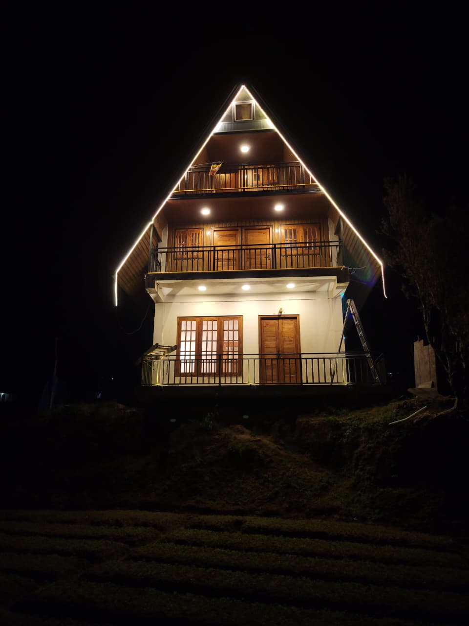 Cabins 138 Night View and Fireside